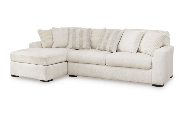 Chessington Ivory 2-Piece Sectional with Left Arm Facing Chaise