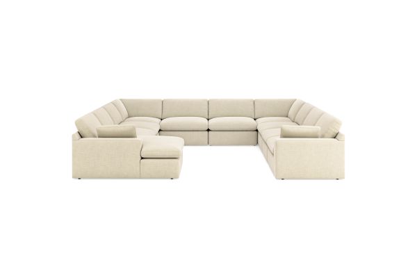 Elyza Linen 10-Piece Sectional