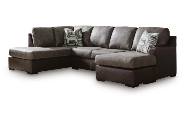 Castille Way Fossil 2-Piece Sleeper Sectional with Left Arm Facing Chaise