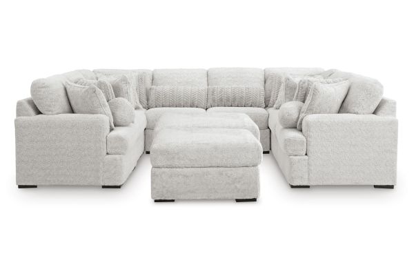 Cuddle Plush Arctic 10-Piece Sectional