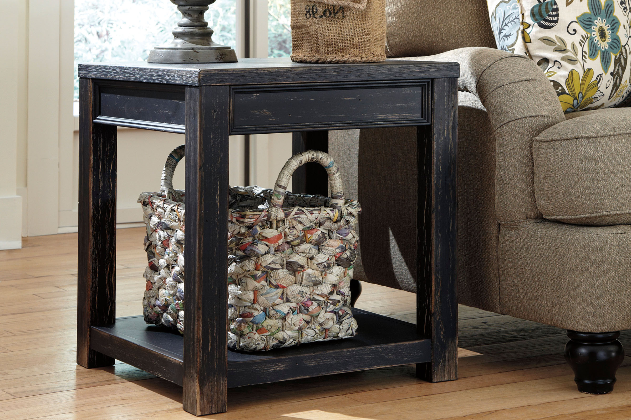 Gavelston Square End Table T7322 by Ashley at GardnerWhite
