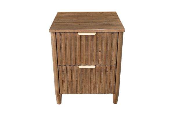 Britanica 2 Drawer Nightstand