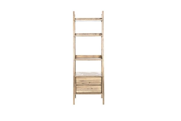 Gia Light Driftwood Modular Bookcase