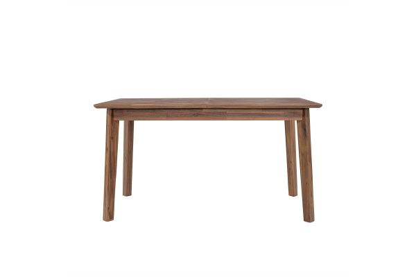 Gia Warm Pecan Small Extension Dining Table with Butterfly System