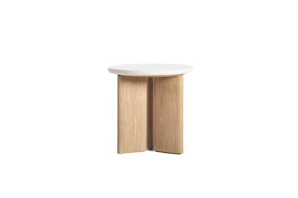 Infinity Seashell Finish Side Table