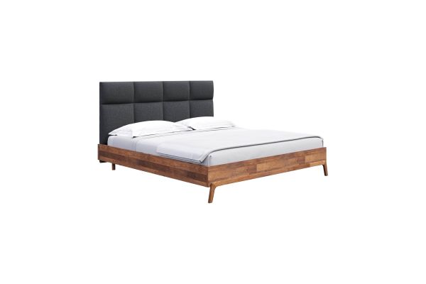 Remix Grey King Bed