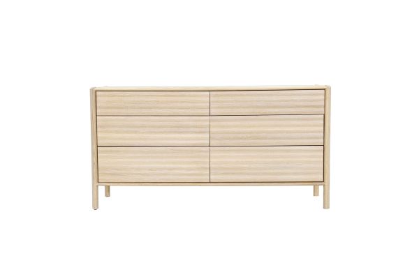 Runway Light Oak 6 Drawer Dresser