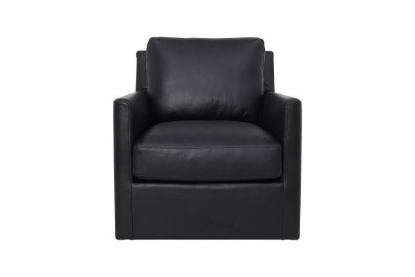 Europa Black Swivel Glider