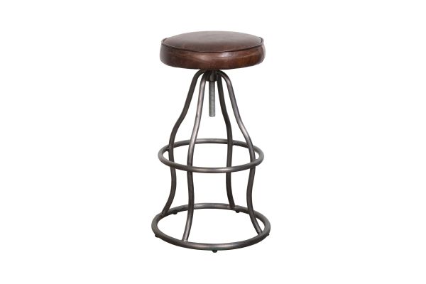 Bowie Vintage Brown Stool