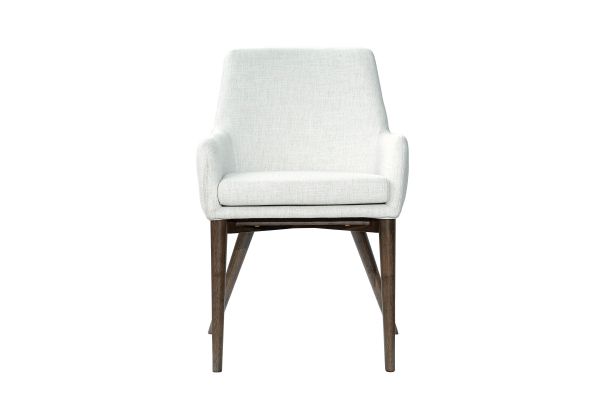 Fritz Ivory Arm Dining Chair