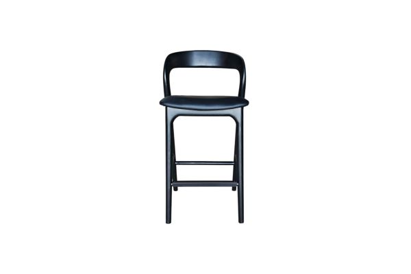 Rotondo Black Counter Stool