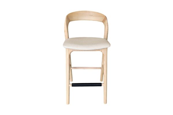 Rotondo Natural Counter Stool