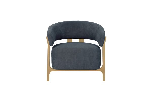 Harlow Spruce Grey Chenille Club Chair