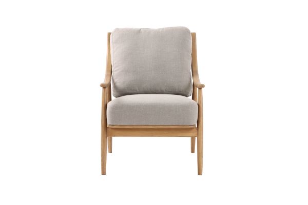 Kinsley Light Linen/Natural Frame Club Chair