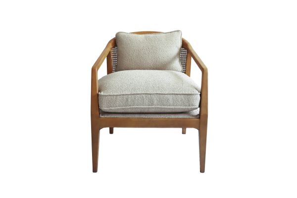 Rosa Sand Boucle Club Chair