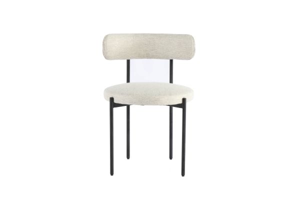 Cleo Macadamia Travertine Dining Chair