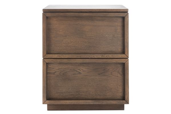 Zeus 2 Drawer Nightstand