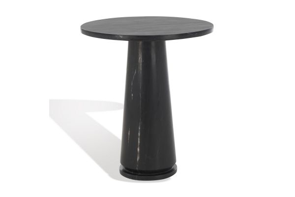 Valentia Tall Black Accent Table