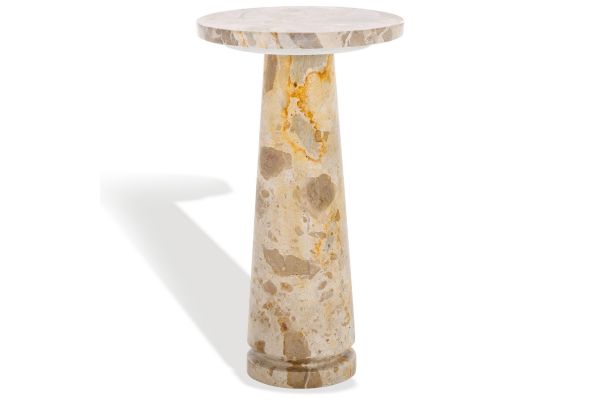 Valentia Beige Accent Table
