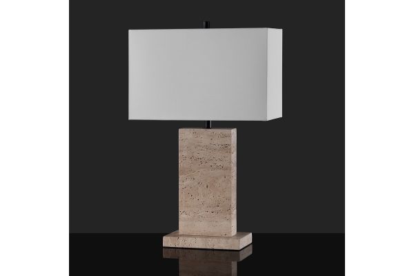 Jennabriana Travertine Table Lamp