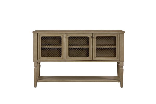 Tarrington Cashew Server with Mesh Door Fronts