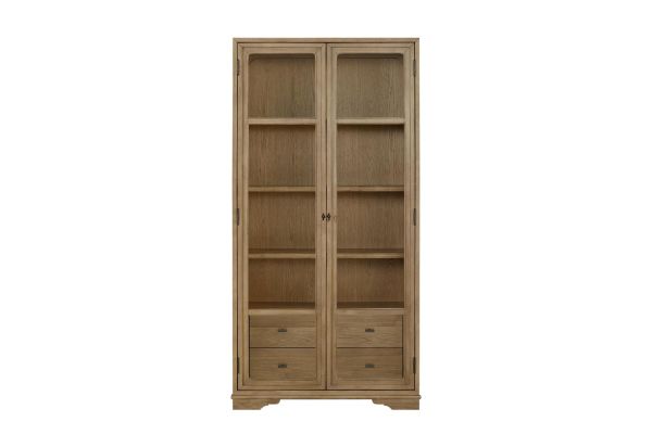 Tarrington Cashew Tall Display Cabinet