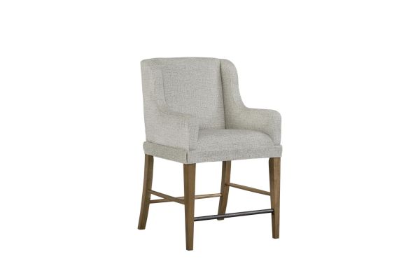 Tarrington Almond Upholstered Counter Stool