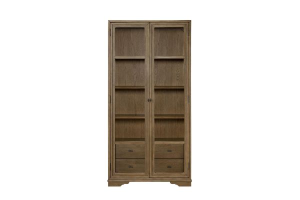 Tarrington Almond Tall Display Cabinet