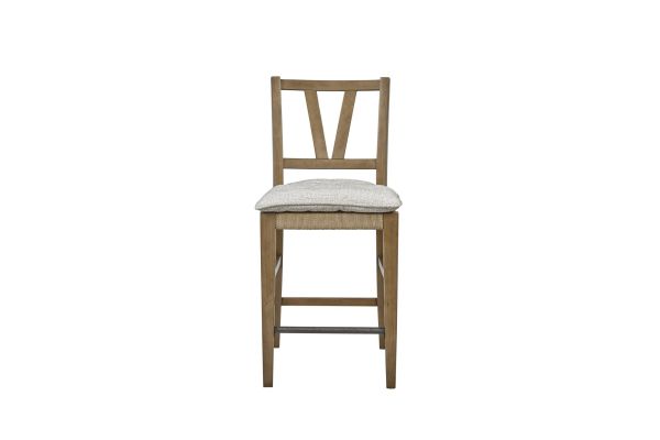 Tarrington Almond Counter Height Slat Back Chair