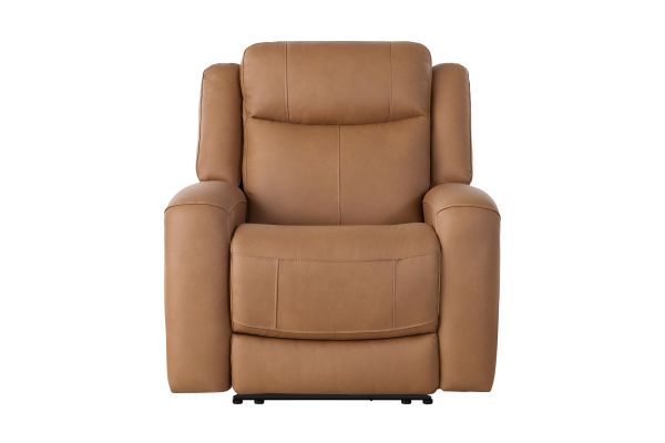 Tucker Leather Antelope Dual Power Recliner