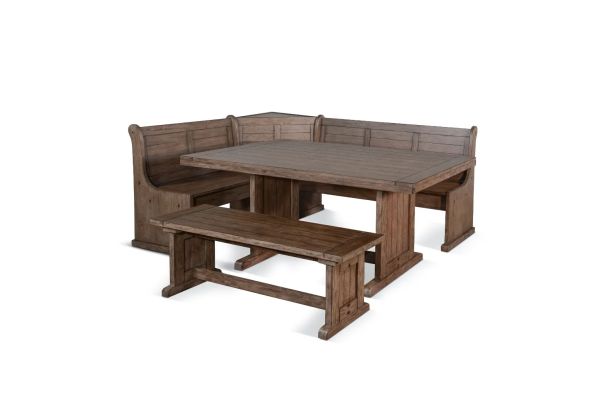 Doe Valley Buckskin Breakfast Nook 4 Piece Set