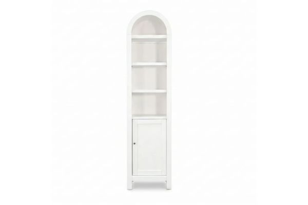 White Small Arch Cabinet