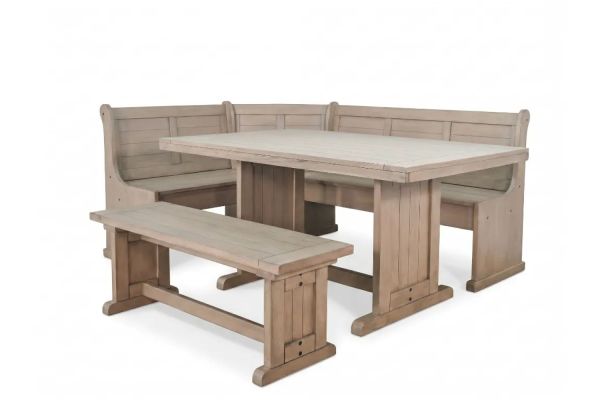Hazelnut Breakfast Nook 4 Piece Set