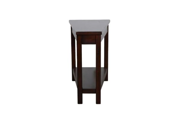 Santa Fe Chair Side Table with Power Strip