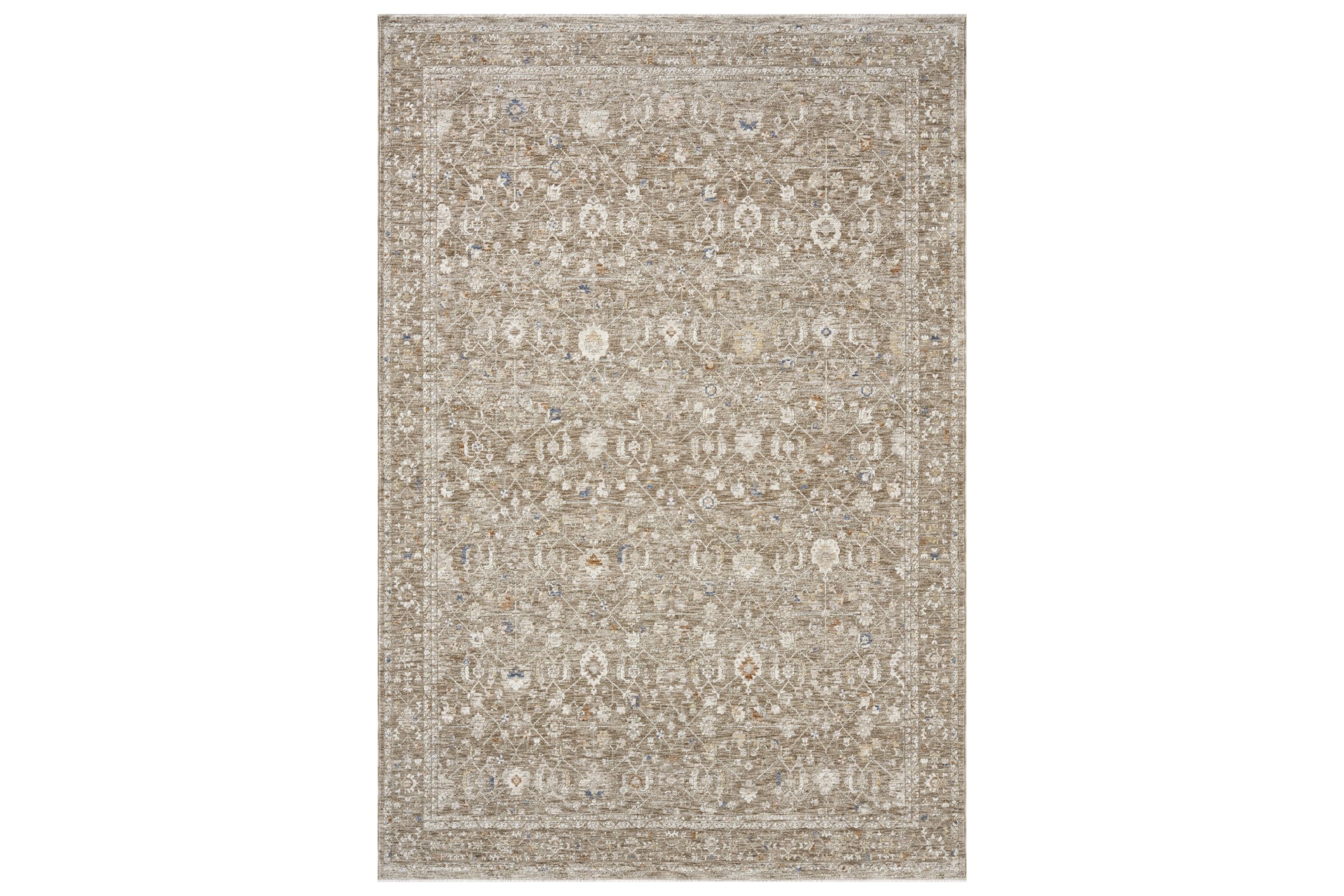 Monaco 8' X 10' Taupe and Ivory Area Rug at Gardner White