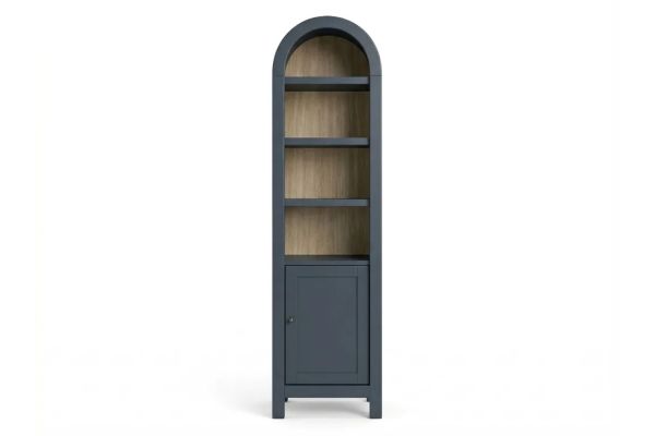 Navy Blue Small Arch Cabinet