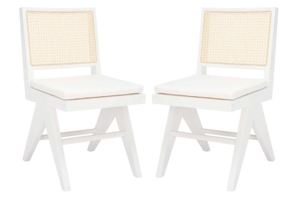 Colette Rattan Dining Chairs (Set of 2)
