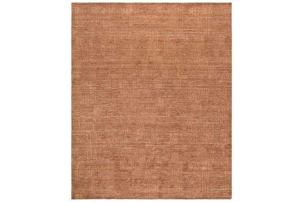 Safavieh Bedford Collection Trijntje Rust 6' x 9' Hand Loomed Rug