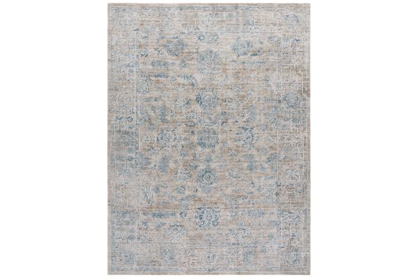 Safavieh Bedford Collection Almute Beige/Blue 9' x 12' Hand Loomed Rug