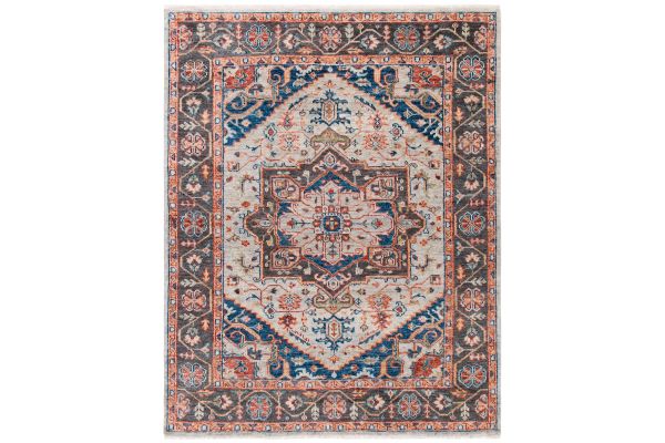 Safavieh Samarkand Collection Doriana Grey/Charcoal 10' x 14' Hand Knotted Rug