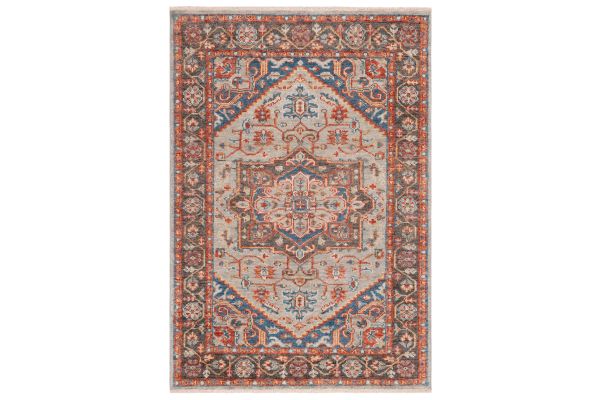 Safavieh Samarkand Collection Doriana Grey/Charcoal 6' x 9' Hand Knotted Rug