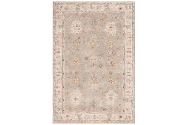 Safavieh Samarkand Collection Humildad Light Grey/Beige 9' x 12' Hand Knotted Rug