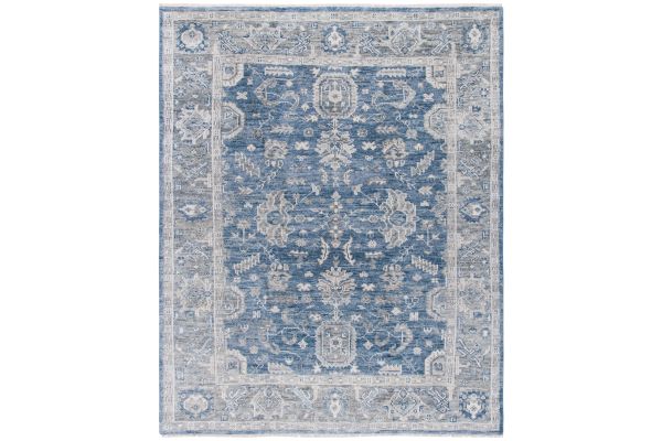 Safavieh Samarkand Collection Lirio Blue/Grey 10' x 14' Hand Knotted Rug
