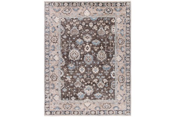 Safavieh Samarkand Collection Sidonija Brown/Beige 9' x 12' Hand Knotted Rug