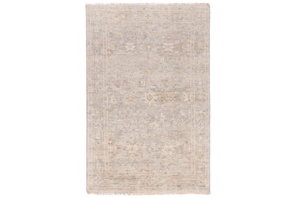 Safavieh Samarkand Collection Soledade Light Grey/Beige 8' x 10' Hand Knotted Rug