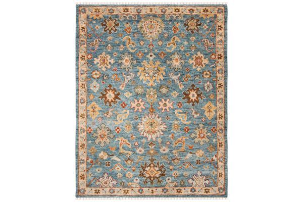 Safavieh Samarkand Collection Vagiani Blue 10' x 14' Hand Knotted Rug