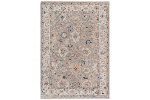 Safavieh Samarkand Collection Tawni Light Grey/Beige 6' x 9' Hand Knotted Rug