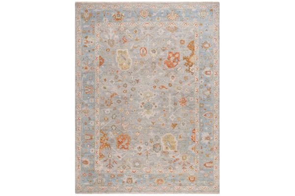 Safavieh Samarkand Collection Gaelle Blue/Grey 6' x 9' Hand Knotted Rug