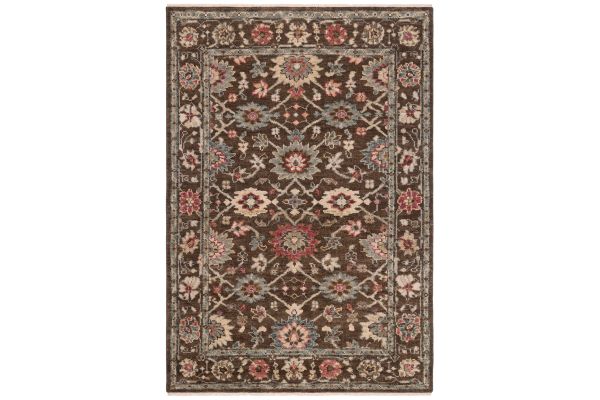 Safavieh Samarkand Collection Rosamarie Brown/Taupe 6' x 9' Hand Knotted Rug