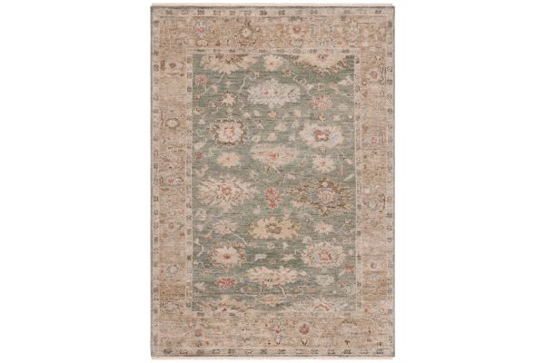 Safavieh Samarkand Collection Penilopa Sage/Taupe 6' x 9' Hand Knotted Rug